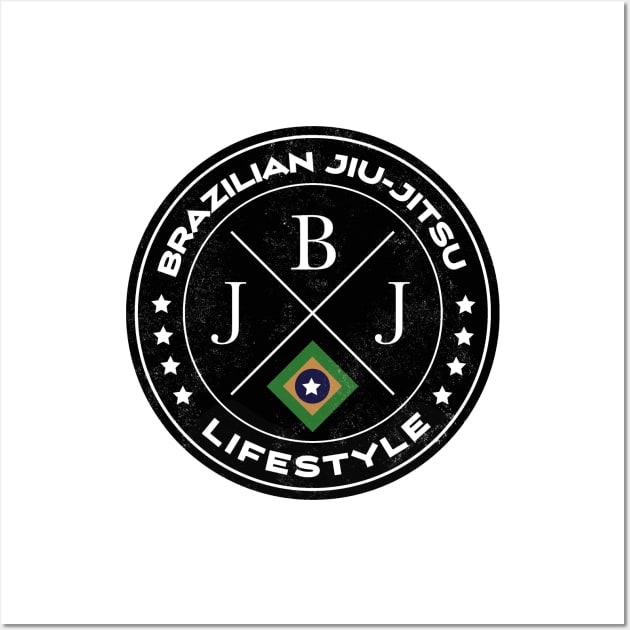 BJJ Brazilian Jiu-Jitsu Wall Art by Black Tee Inc